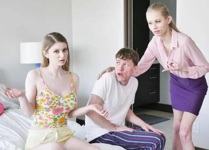 Mẹ kế bắt con cưng riêng của anh xã quan hệ với cậu con trai